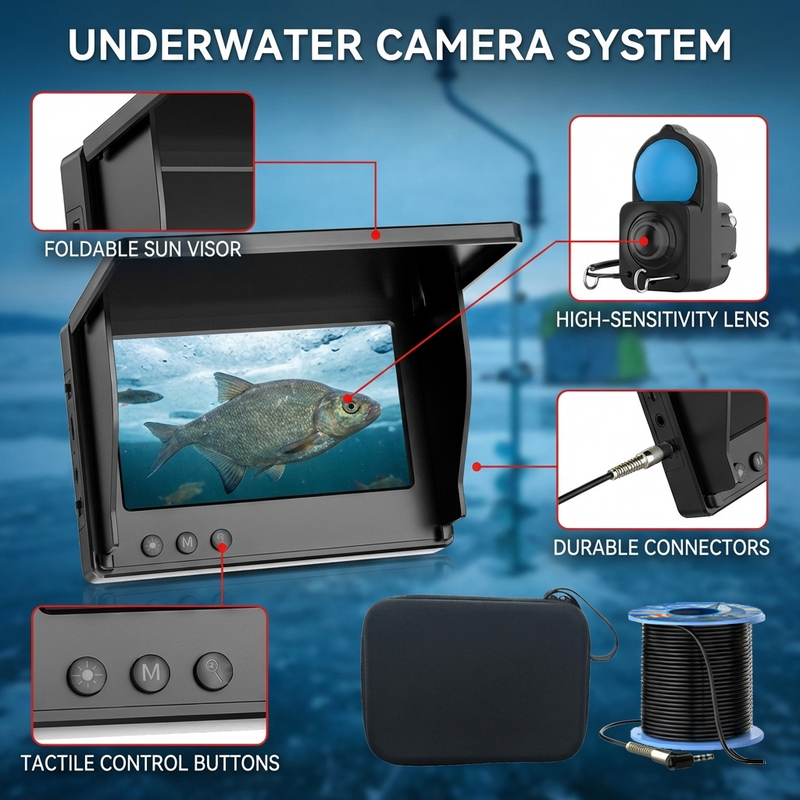 Caméra de pêche sous-marine av - Fish Finder Case avis et prix
