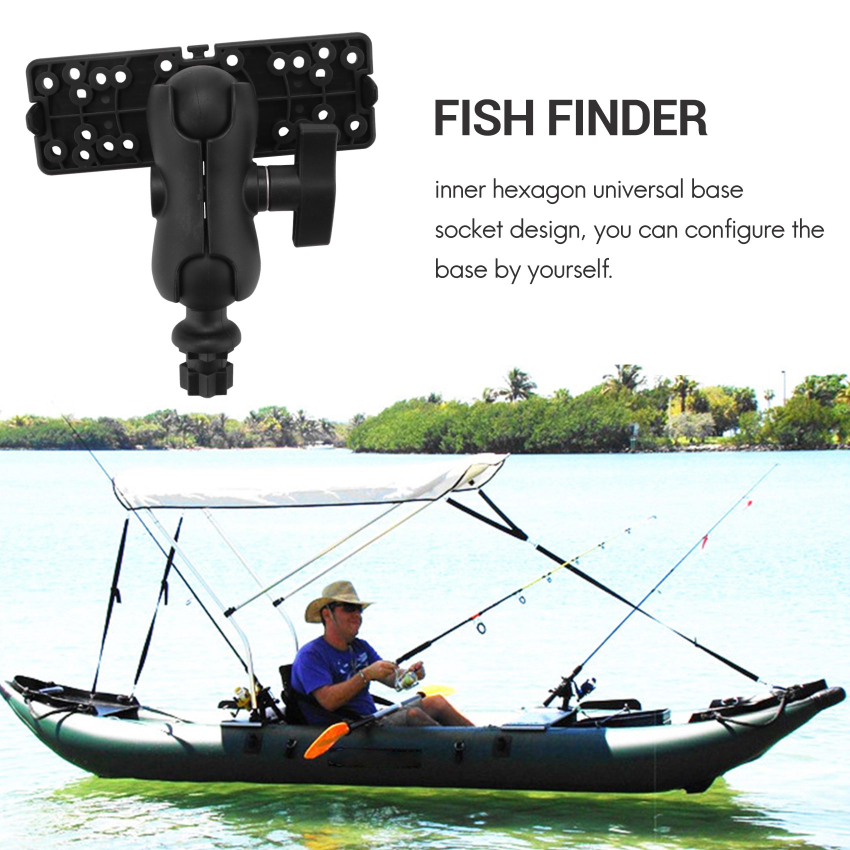 Support de boule NALFI avec so - Fish Finder Mount avis et prix